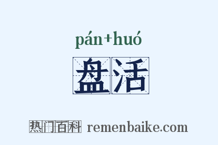 盘活是什么意思的图片